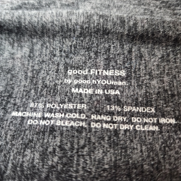 Run Faster Gray Sports Bra by good hYOUman - Picture 2 of 4